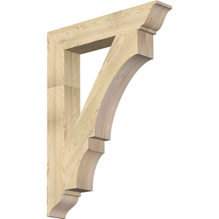 Ekena Millwork Balboa Traditional Rough Sawn Bracket, Douglas Fir, 6"W x 36"D x 48"H BKT06X36X48BOA01RDF